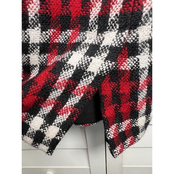 Talbots Houndstooth Wool Blend Tweed Skirt Size 20WP Preppy Academia Holiday - Picture 7 of 8